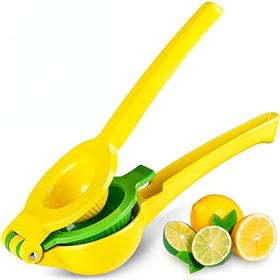 Metal 2-In-1 Lemon Lime Squeezer - Hand Juicer Lemon Squeezer - Max Extraction Manual Citrus Juicer Metal 2-In-1 Lemon Lime Squeezer - Hand Juicer Lemon Squeezer - Max Extraction Manual Citrus Juicer