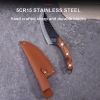 Forged Viking Knives,Chef Knife Butcher Knives Japanese Chef Knife Boning Knife Meat Cleaver for Kitchen or Camping Gift for Dad