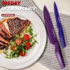 Knife Set 12 Kitchen Knives  Anti Rust Coating Stainles