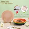 Berglander 9 Inch Plastic Deep Dinner Plates Set of 8 Colors, Reusable and Sturdy Unbreakable Dishes Set for Pasta Bowls,Ramen,Drop Resistant