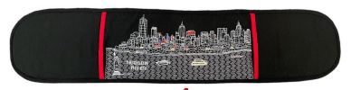 NYC Embroidered Skyline Double Mitt