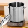 SOGA 21L Top Grade Thick Stainless Steel Stock Pot 18/10