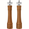 07229991 10-inch Walnut Pepper Grinder Set with Adjustable Ceramic Core-Multi-functional grinder with hand-cranked grinding mechanism for salt, pepper